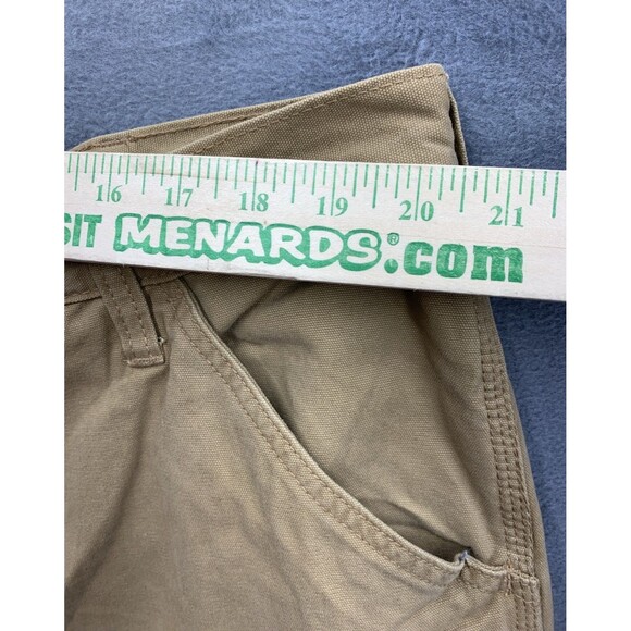 Faded Glory Carpenter Pants Mens 40x32 Brown Fleece Lined Workwear Dead Stock - Picture 4 of 16